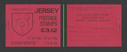 JERSEY 1986 Definitives/Arms Of Jersey Families: GBP3.12 Stamp Booklet UM/MNH - Jersey