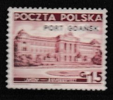 Port Gdansk 1937 Fi 30 Mint Never Hinged - Ocupaciones