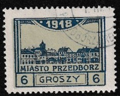 POLAND Przedborz 1918 Fi 5B T.2 Used Perf 11.5 - Otros & Sin Clasificación