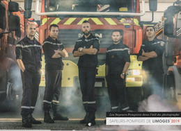 CALENDRIER  DES SAPEURS POMPIERS DE LIMOGES  2019    DANS L OEIL DU PHOTOGRAPHE - Grand Format : 2001-...