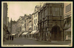 EXETER - Guildhall And High Street. ( Ed. Photochrom Co. Ltd. Nº V 526) Carte Postale - Exeter
