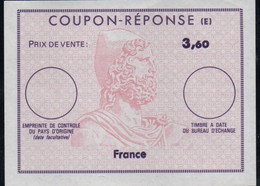 Coupon Réponse International Buste D'Hermes France 3.6FF ** - Cupón-respuesta