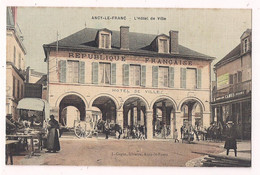 Ancy Le Franc: L'Hôtel De Ville Et Le Marché - Sellerie Camus  - J.Gagin, Librairie - Carte Neuve - - Ancy Le Franc