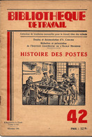 LIVRE FASCICULE HISTOIRE DES POSTES DEC.1946 B.E.V.SCANS - Other & Unclassified