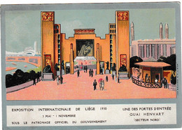 LIEGE - Expo Internationale De Liège 1930- Une Des Portes D'entrée - Liege