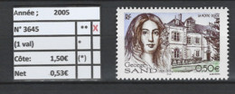 ANNEE 2005 SPLENDIDE TIMBRES DE LUXE FRANCE N° 3645 NEUF (**) SANS TRACE DE CHARNIERE CÖTE: 1.50 € Y&T A SAISIR!!!!!! - Unused Stamps