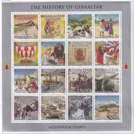 Gibraltar: 2000   New Millenium - History Of Gibraltar   MNH Sheetlet - Gibraltar