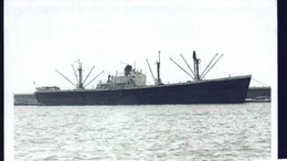 Photo Bateau " Trun " C G T Liberty Ex "Meyer Lissner  " 1943 Los Angelès "Armoria " Liban  USA - Barche