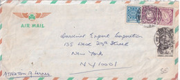 IRLANDE - 1968 - ENVELOPPE GF Par AVION De DUBLIN => NEW YORK (USA) ! - Covers & Documents