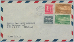 81598 - CUBA - POSTAL HISTORY -  Airmail COVER  To  ITALY  1953  TUBERCULOSIS - Lettres & Documents