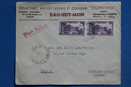 AR1 VIETNAM BELLE LETTRE   1954 PAR AVION  SAIGON POUR IVRY S SEINE +PAIRE DE TP + + ++AFFRANCH.INTERESSANT - Vietnam