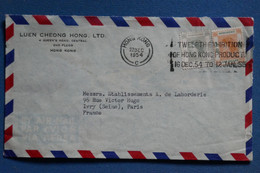 AR1 HONG KONG  BELLE LETTRE   1954 PAR AVION    POUR IVRY S SEINE +  + + ++AFFRANCH.INTERESSANT - Briefe U. Dokumente