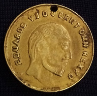 Golden Token Of King Edward VI ,. 1908 , Agouz - Monarquía/ Nobleza