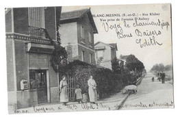 CPA  Blanc Mesnil Rue Kléber Vue Prise De L'avenue D'Aulnay - Le Blanc-Mesnil