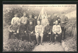 AK St.-Légier-sur-Vevey, Groupe De Prisonniers De Guerre Francais à La Pension Dind, Kriegsgefangene - VD Vaud