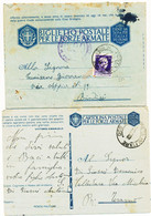 1943 POSTA MILITARE 2A GUERRA MONDIALE N  550 RODI EGEO DUE FRANCHIGIE - Military Mail (PM)