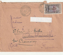 ENVELOPPE TIMBREE De BAMBARI OUBANGUI CHARI  Pour 60660 ST VAAST LES MELLO Le 4 JUILLET 1928 - Zentralafrik. Republik