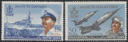 PAKISTAN - ARMY DAY Soldier, Tank  Navy, Air Force  - ** MNH - 1965 - Pakistan