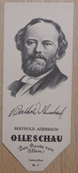 Berthold Auerbach Dichter Nordstetten - 7 - Olleschau Lesezeichen Bookmark Signet Marque Page Portrait - Bladwijzers