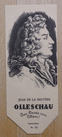 Jean De La Bruyere Philosoph Paris Versailles - 723 - Olleschau Lesezeichen Bookmark Signet Marque Page Portrait - Marque-Pages