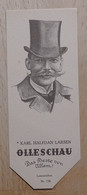 Karl Halfdan Larsen Erzähler Rendsburg Kopenhagen - 726 - Olleschau Lesezeichen Bookmark Signet Marque Page Portrait - Marque-Pages