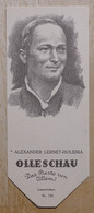 Alexander Lernet-Holenia Lyriker Wien - 728 - Olleschau Lesezeichen Bookmark Signet Marque Page Portrait - Marque-Pages