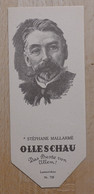 Stephane Mallarme Lyriker Paris Valvins - 735 - Olleschau Lesezeichen Bookmark Signet Marque Page Portrait - Marque-Pages