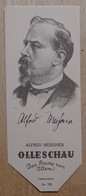 Alfred Meissner Lyriker Teplitz Bregenz - 736 - Olleschau Lesezeichen Bookmark Signet Marque Page Portrait - Marque-Pages