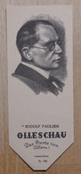 Rudolf Paulsen Lyriker Berlin - 756 - Olleschau Lesezeichen Bookmark Signet Marque Page Portrait - Marque-Pages