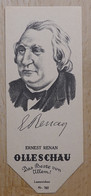 Ernest Renan Philosoph Treguier Bretagne Paris - 765 - Olleschau Lesezeichen Bookmark Signet Marque Page Portrait - Marque-Pages