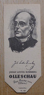 Johan Ludvig Runeberg Dichter Jakobstad Borga - 769 - Olleschau Lesezeichen Bookmark Signet Marque Page Portrait - Marque-Pages