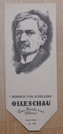 Heinrich Von Schullern Erzähler Innsbruck - 779 - Olleschau Lesezeichen Bookmark Signet Marque Page Portrait - Marque-Pages