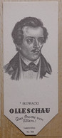 Julius Slowacki Dramatiker Krzemieniec Paris - 784 - Olleschau Lesezeichen Bookmark Signet Marque Page Portrait - Marque-Pages