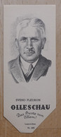 Svend Fleuron Erzähler Katrinedal Bei Stege - 833 - Olleschau Lesezeichen Bookmark Signet Marque Page Portrait - Marque-Pages