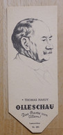 Thomas Hardy Erzähler Upper Bockhampton Dorchester - 851 - Olleschau Lesezeichen Bookmark Signet Marque Page Portrait - Marque-Pages