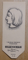 Wilhelm Friedrich Waiblinger Lyriker Heilbronn Rom - 972 - Olleschau Lesezeichen Bookmark Signet Marque Page Portrait - Marque-Pages