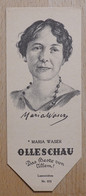 Maria Waser Kerbs Erzählerin Schriftstellerin Herzogenbuchsee Zollikon - 975 - Olleschau Lesezeichen Bookmark - Marque-Pages