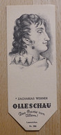 Zacharias Werner Dramatiker Königsberg Wien - 984 - Olleschau Lesezeichen Bookmark Signet Marque Page Portrait - Marque-Pages