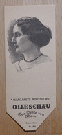Margarete Windthorst Erzählerin Gut Haus Hessel Bei Halle In Westfalen - 995 - Olleschau Lesezeichen Bookmark Signet Mar - Marque-Pages