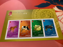 HK Stamp Ox  Specimen  S/s Mnh Official In Limited - Nuovi