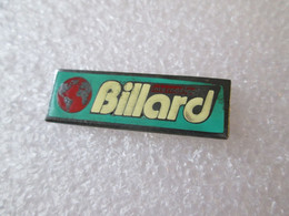 PIN'S   SPORT   BILLARD  INTERNATIONAL  Zamak Brut - Biliardo