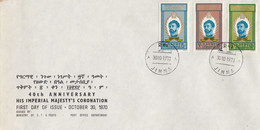 COVER. ETHIOPIA. 1970. FDC. 40° ANNIVERSARY - Ethiopie