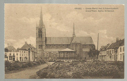 ***  GHEEL  ***   Groote Markt Met St. Amanduskerk  -  Zie / Voir Scan - Geel