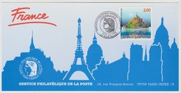 157 Carte Officielle Exposition Internationale Exhibition Luxembourg Juvalux 1998 France FDC Le Mont-Saint-Michel - Briefmarkenausstellungen