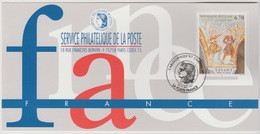 150 Carte Officielle Exposition Internationale Exhibition Carolophilex Charleroi 1997 France FDC Tavant Tableau Art Kuns - Exposiciones Filatélicas