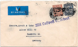 Auslandspost Nach Deutschland - Mit Luftpost Befördert - London AIR MAIL 1934 - Interi Postali