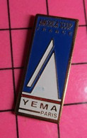 1117 Pin's Pins / Beau Et Rare / THEME : SPORTS / VOILE AMERICA'S CUP FRANCE'S YEMA PARIS - Segeln