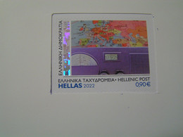 GREECE STAMPS 2022/RADIO AMATEURISM/SELF ADHESIVE STAMPS.. - Unused Stamps