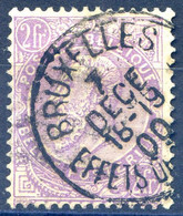 Belgique COB N°67 - Cachet BRUXELLES EFFETS DE COMMERCE 7.12.1900 - (F2108) - 1893-1900 Schmaler Bart