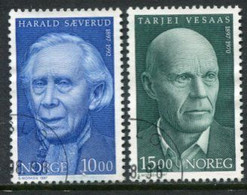 NORWAY 1997 Cultural Personalities Used.   Michel 1261-62 - Usados